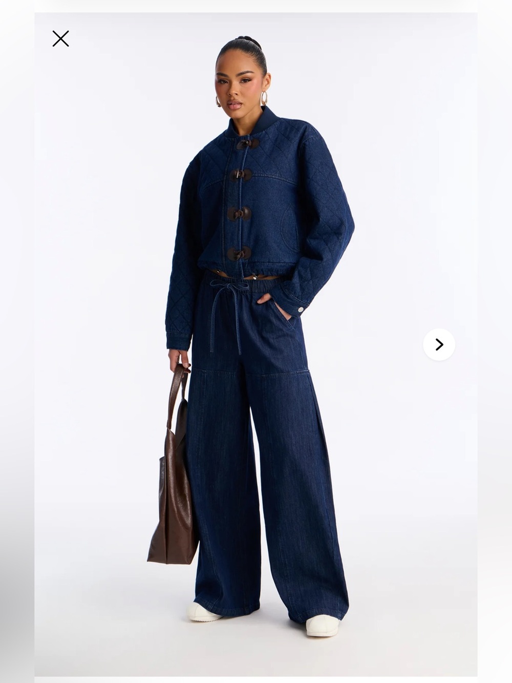 Pull On Wide Leg Jeans